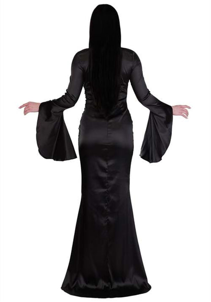 Plus Size The Addams Family Morticia Costume Dress for Women - US 5182