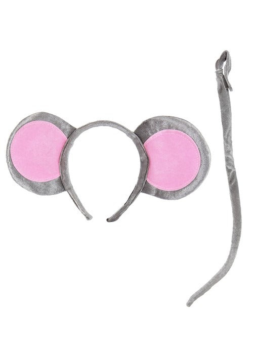 Mouse Ears Headband & Tail Accessory Kit - US 7534