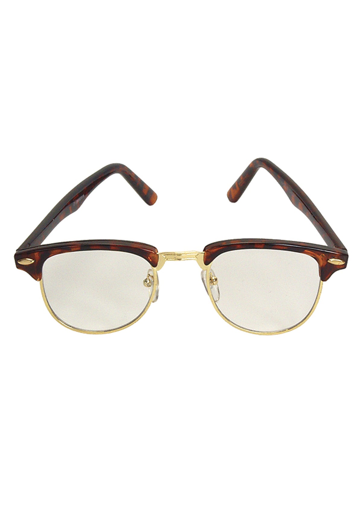 Brown Tortoise Mr. 50's Costume Glasses - US 1113