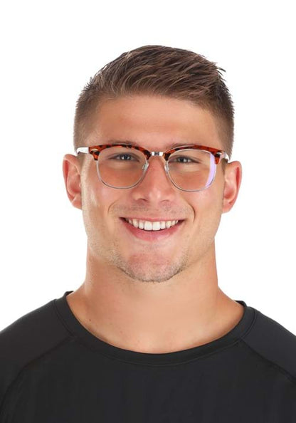 Brown Tortoise Mr. 50's Costume Glasses - US 1113