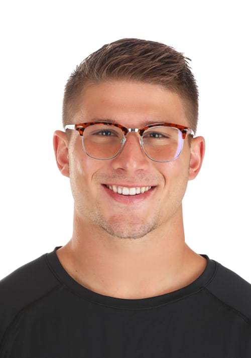 Brown Tortoise Mr. 50's Costume Glasses - US 1113