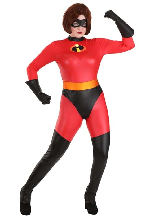Adult Women's Mrs. Incredible Bodysuit Costume - US 4104