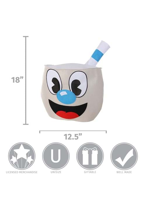 Mugman Felt Character Head - US 1270
