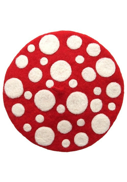 Mushroom Heartfelted Red Costume Hat - US 3774