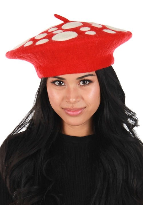 Mushroom Heartfelted Red Costume Hat - US 3774