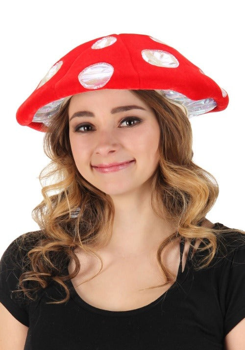 Red Mushroom Lumen Costume Hat - US 2451