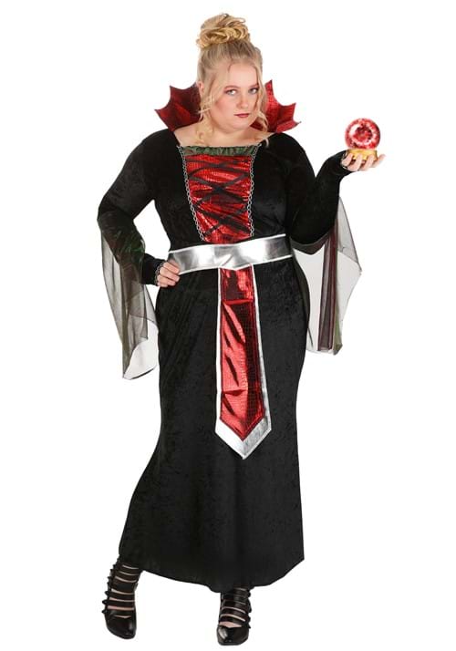 Women's Plus Size Mystic Sorceress Costume Dress - US 0995
