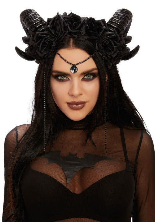 Women's Mythical Rams Horn Costume Headband - US 6806