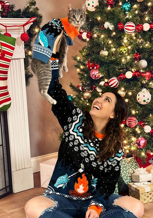 Narwhal Holiday Pet Sweater - US 4451
