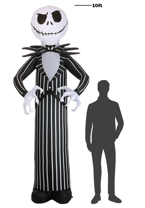 10FT Disney Nightmare Before Christmas Jack Skellington Inflatable Decoration - US 4875