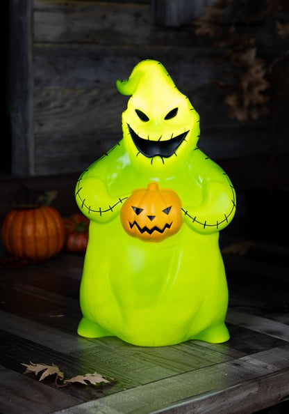 24-Inch Nightmare Before Christmas Light Up Blow Mold Oogie Boogie Decoration - US 0957
