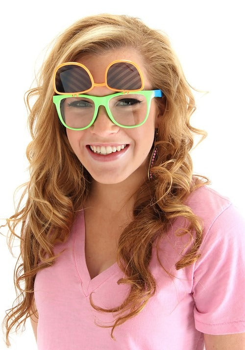 Flip Up Neon Glasses - US 3845