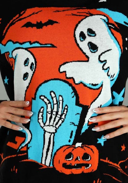 Neon Halloween Sweater for Adults - US 0796