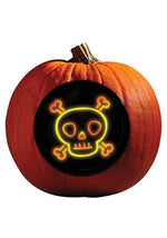 Neon Light Skull Pumpkin Carving Kit - US 3650