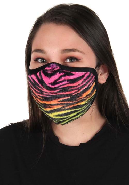 Adult Neon Tiger Face Mask - US 7221