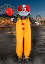 5.5FT Nickles the Nightmare Clown Animatronic Decoration - Scream Saver - US 8443