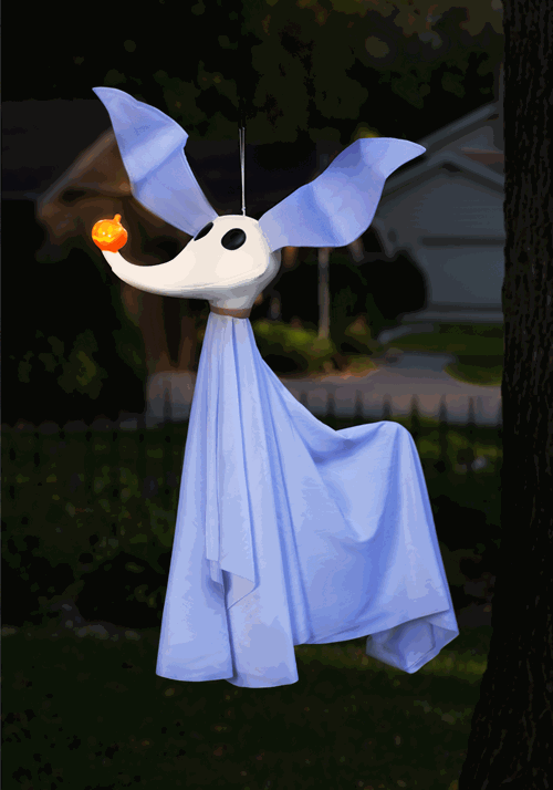 28.5-Inch Nightmare Before Christmas Light Up Zero Decoration - US 7254