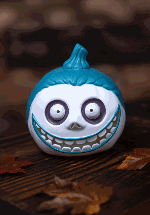 6-Inch Nightmare Before Christmas Barrel Light Up Pumpkin Prop - US 4470