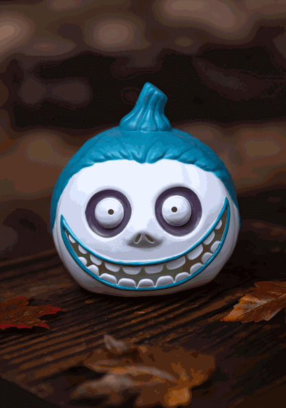 6-Inch Nightmare Before Christmas Barrel Light Up Pumpkin Prop - US 4470