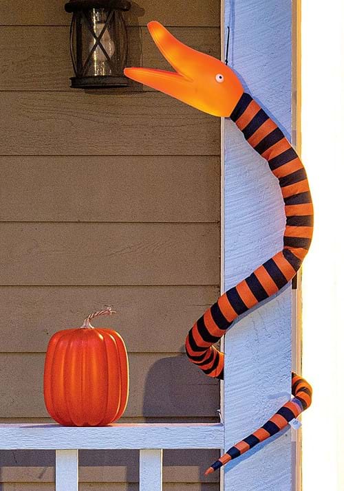 Nightmare Before Christmas 70" Giant Snake Light Up Hanging Halloween Decoration - US 6448