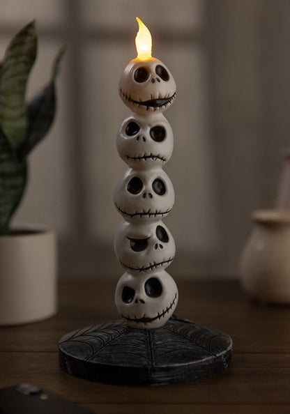 9-Inch Disney Nightmare Before Christmas Jack Skellington Light Up Candle Decoration - US 3398