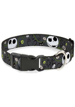 Jack Skellington Plastic Clip Dog Collar - US 3337