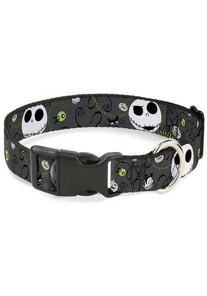 Jack Skellington Plastic Clip Dog Collar - US 3337