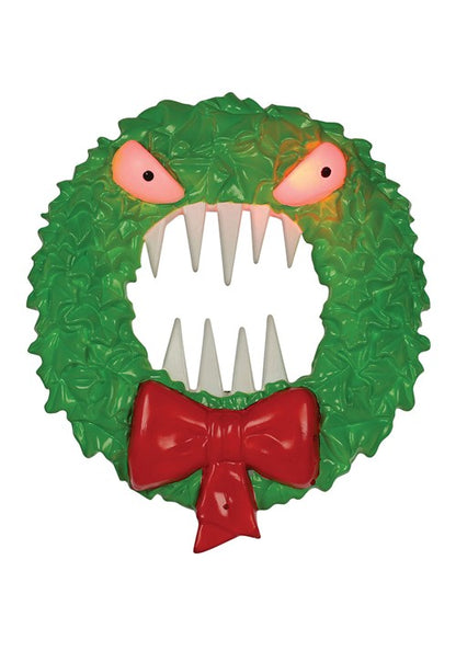15-Inch Nightmare Before Christmas Light & Sound Wreath Decoration - US 5203