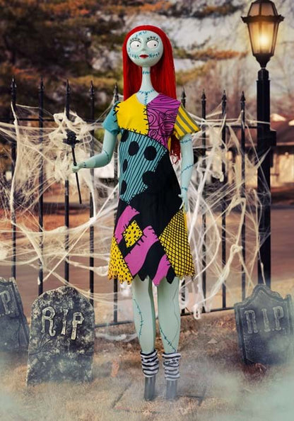 5.8FT Disney Nightmare Before Christmas Sally Animatronic Halloween Decoration - US 7404
