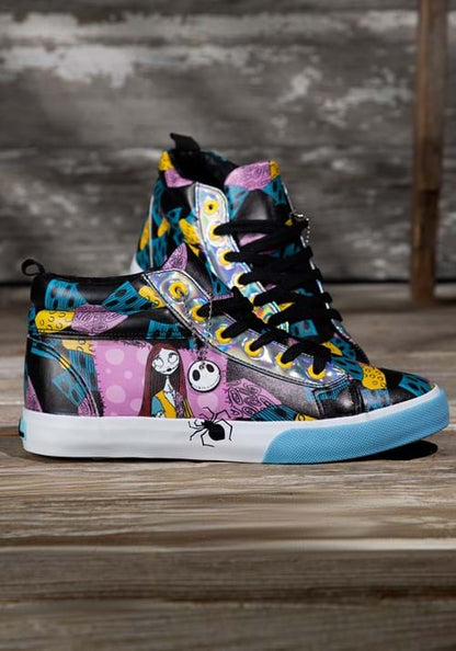 Women's Nightmare Before Christmas Sally High-Top Shoes - US 5923