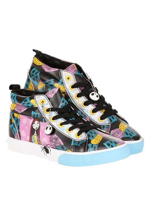 Women's Nightmare Before Christmas Sally High-Top Shoes - US 5923