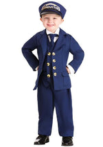 Boy's Toddler North Pole Train Conductor Costume - US 1681