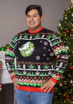 Ghostbusters Ugly Christmas Sweater for Adults - US 4702
