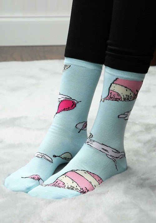 Oh! The Places You'll Go Crew Adult Socks - US 9905
