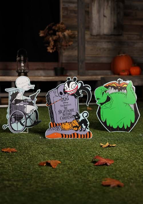 15-Inch Oogie Boogie and Dr Finkelstein Yard Decoration Kit - US 0554