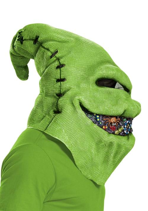 Adult Oogie Boogie Green Vinyl Costume Mask - US 2891