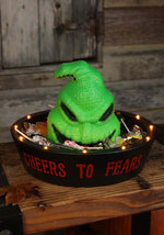 11-Inch Disney Oogie Boogie Roulette Light Up Candy Bowl Decoration - US 6832