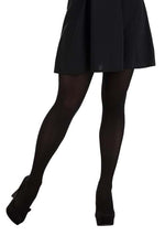 Women's Opaque Black Costume Tights - US 8503