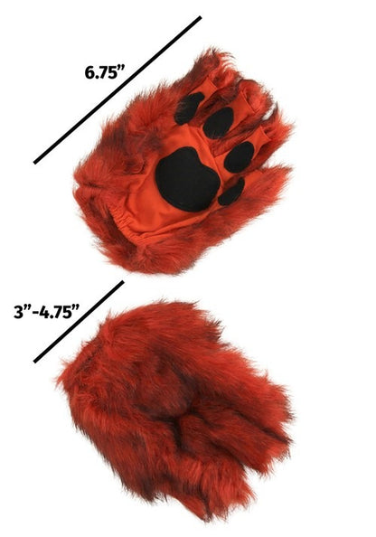 Orange Fingerless Adult Paws - US 1999