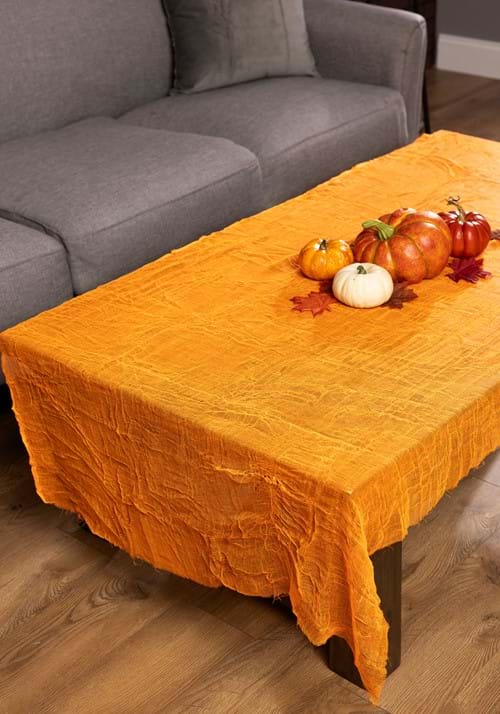 Orange Gauze Decorative Tablecloth - US 7905
