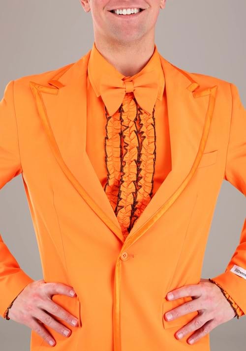Men's Orange Tuxedo Costume - US 0238