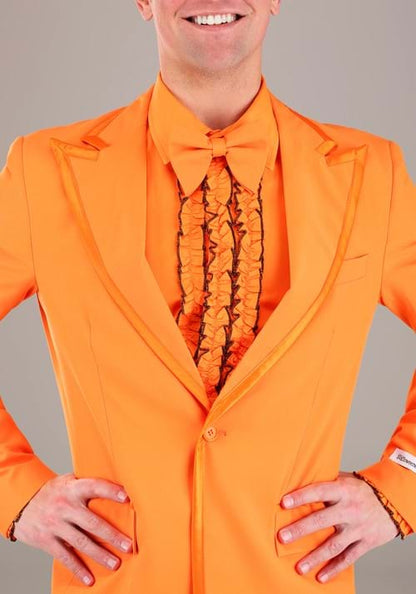 Men's Orange Tuxedo Costume - US 0238