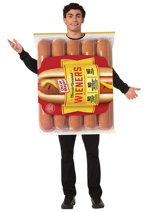 Oscar Mayer Hot Dog Package Adult Costume - US 7256