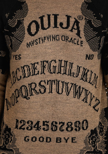 Ouija Board Adult Halloween Sweater - US 7392