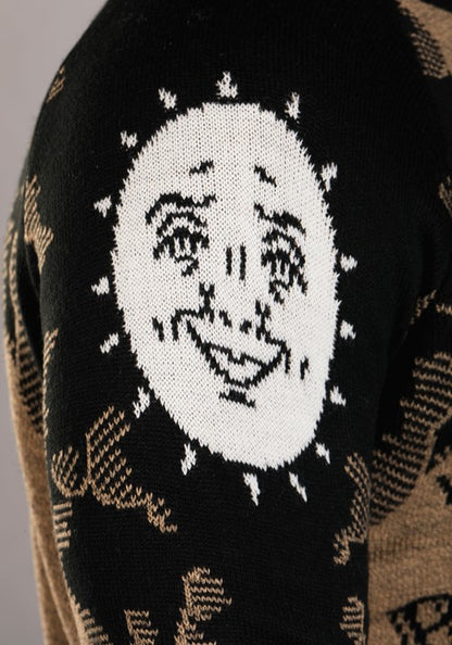 Ouija Board Adult Halloween Sweater - US 7392