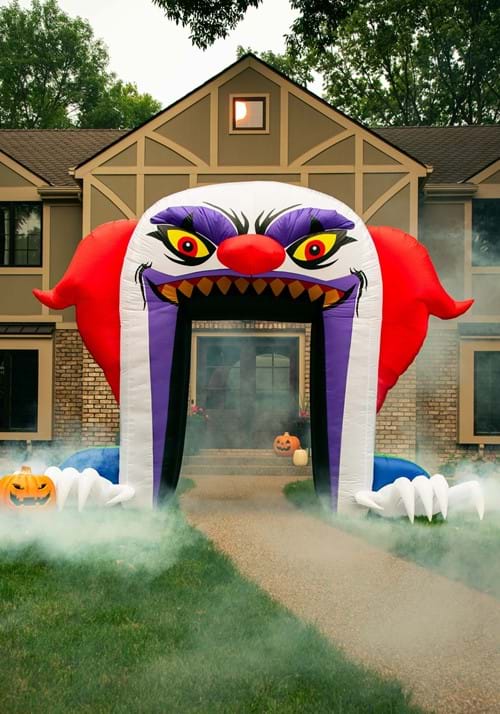 9.5FT Evil Clown Inflatable Archway Decoration - US 9572