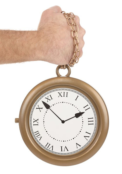 Oversized Clock Costume Necklace - US 0087