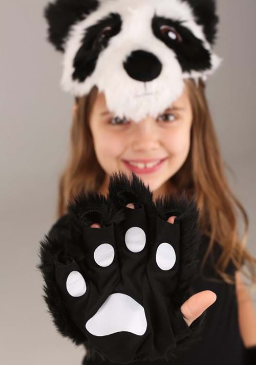 Panda Plush Headband & Paws Accessory Costume Kit - US 1189