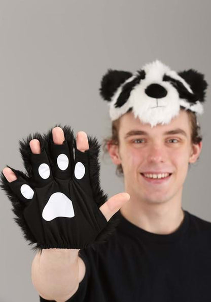 Panda Plush Headband & Paws Accessory Costume Kit - US 1189