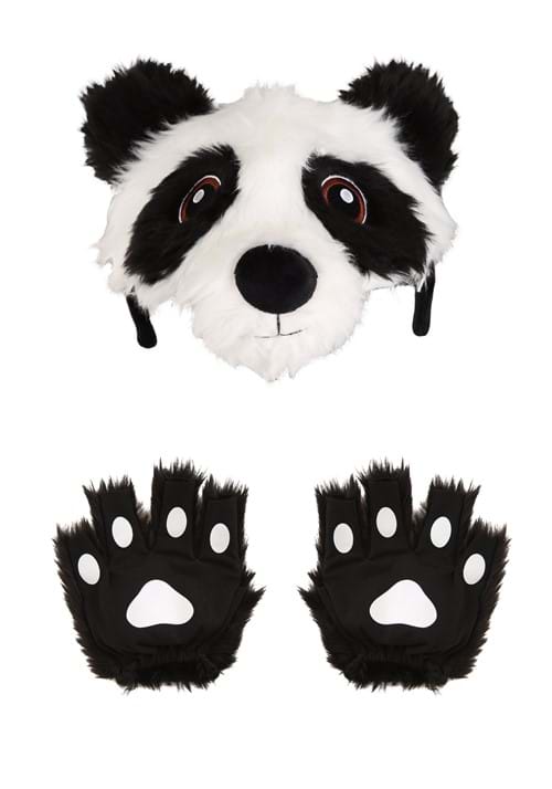 Panda Plush Headband & Paws Accessory Costume Kit - US 1189